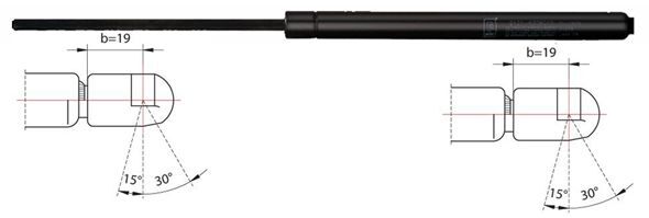 Amortizor portbagaj 2110028 METZGER - Elemente/piese montaj