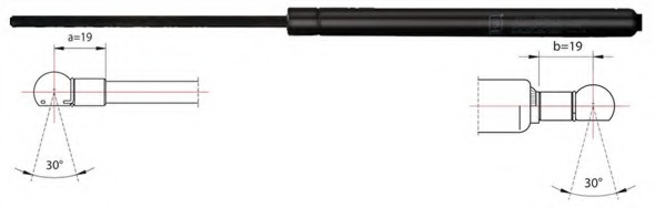 Amortizor portbagaj 2110035 METZGER - Elemente/piese montaj