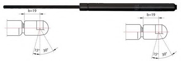 Amortizor portbagaj 2110154 METZGER - Elemente/piese montaj