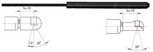 Amortizor capota 2110250 METZGER - Elemente/piese montaj