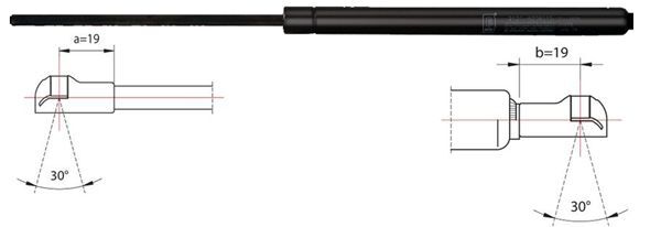 Amortizor portbagaj 2110314 METZGER - Elemente/piese montaj