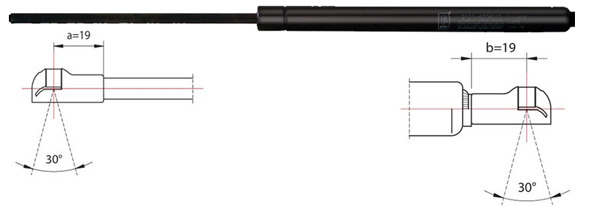 Amortizor, luneta 2110352 METZGER - Elemente/piese montaj