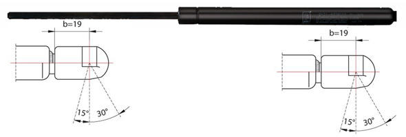 Amortizor portbagaj 2110462 METZGER - Elemente/piese montaj