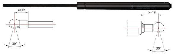 Amortizor portbagaj 2110468 METZGER - Elemente/piese montaj