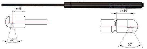 Amortizor portbagaj 2110489 METZGER - Elemente/piese montaj