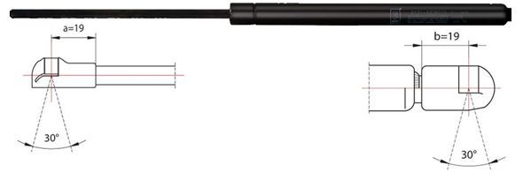 Amortizor portbagaj 2110505 METZGER - Elemente/piese montaj