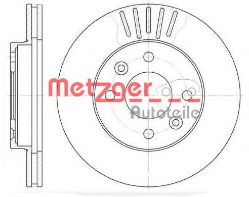 Disc frana 6080.10 METZGER - Frana disc