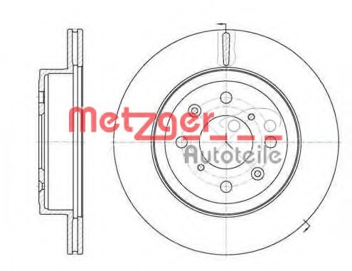 Disc frana 61038.10 METZGER - Frana disc