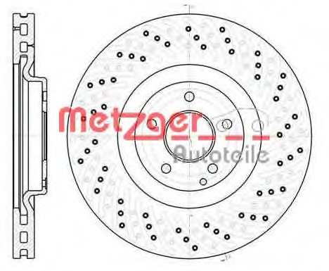 Disc frana 61124.10 METZGER - Disc frana Disc frana 61124.10 METZGER - Disc frana
