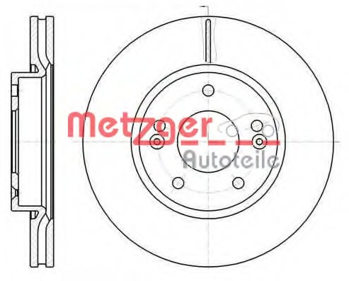 Disc frana 61208.10 METZGER - Frana disc