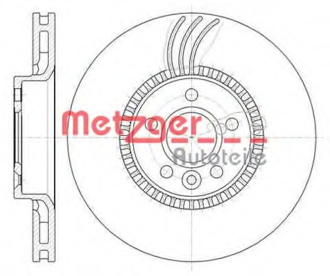 Disc frana 61280.10 METZGER - Frana disc Disc frana 61280.10 METZGER - Frana disc