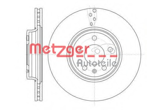 Disc frana 61292.10 METZGER - Disc frana