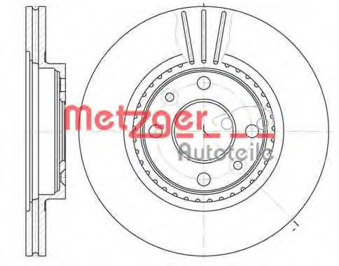 Disc frana 6144.10 METZGER - Frana disc