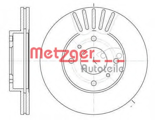 Disc frana 6179.10 METZGER - Frana disc Disc frana 6179.10 METZGER - Frana disc