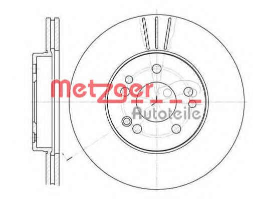 Disc frana 6314.10 METZGER - Frana disc Disc frana 6314.10 METZGER - Frana disc