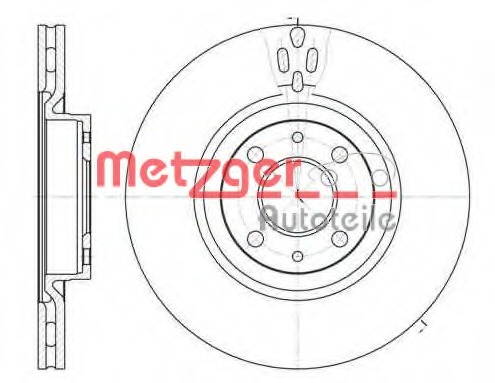 Disc frana 6316.11 METZGER - Disc frana