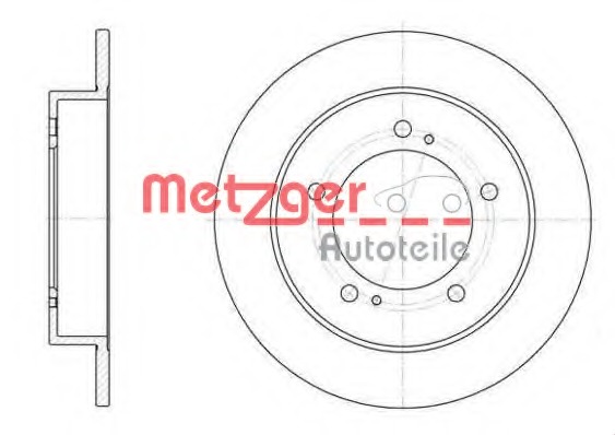 Disc frana 6331.00 METZGER - Frana disc Disc frana 6331.00 METZGER - Frana disc