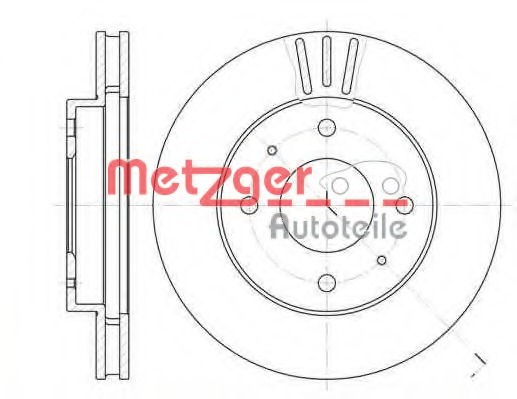 Disc frana 6394.11 METZGER - Disc frana