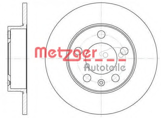 Disc frana 6547.00 METZGER - Disc frana Disc frana 6547.00 METZGER - Disc frana