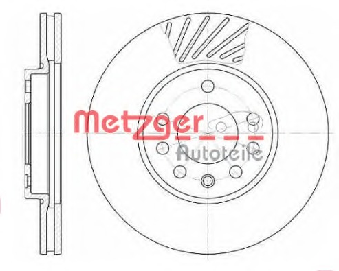 Disc frana 6584.10 METZGER - Frana disc Disc frana 6584.10 METZGER - Frana disc