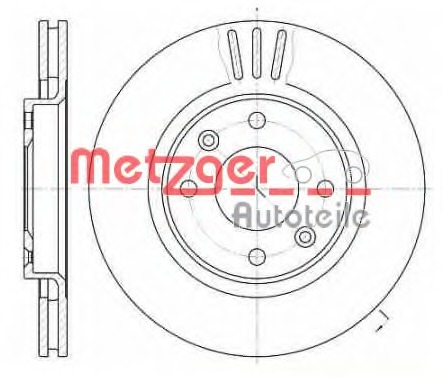 Disc frana 6603.10 METZGER - Frana disc Disc frana 6603.10 METZGER - Frana disc