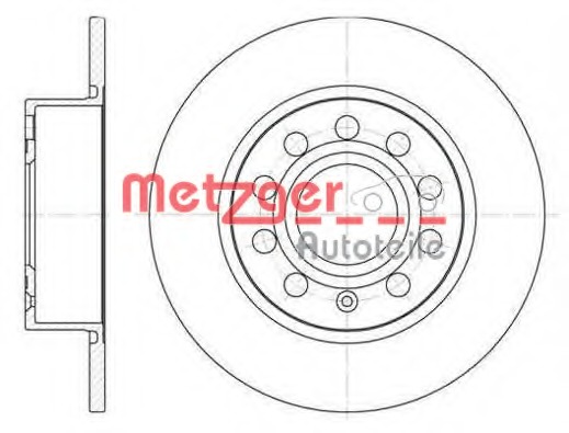 Disc frana 6649.00 METZGER - Disc frana