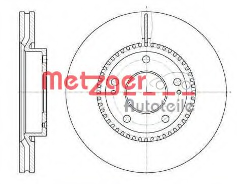 Disc frana 6663.10 METZGER - Frana disc Disc frana 6663.10 METZGER - Frana disc