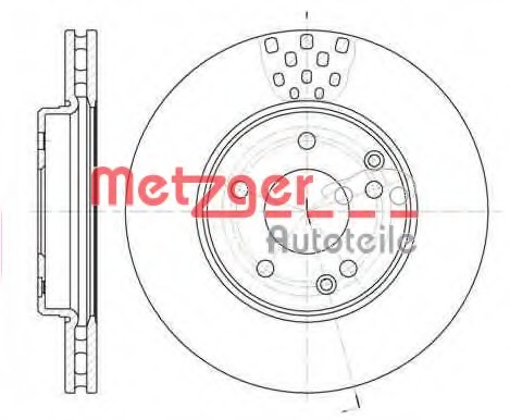 Disc frana 6751.10 METZGER - Disc frana Disc frana 6751.10 METZGER - Disc frana