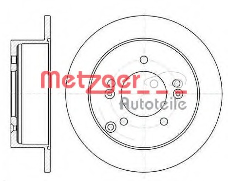 Disc frana 6766.00 METZGER - Frana disc Disc frana 6766.00 METZGER - Frana disc