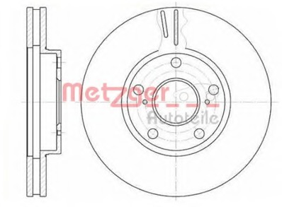 Disc frana 6842.10 METZGER - Disc frana