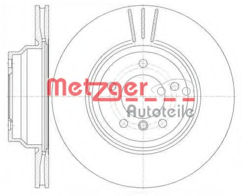 Disc frana 6975.10 METZGER - Frana disc Disc frana 6975.10 METZGER - Frana disc