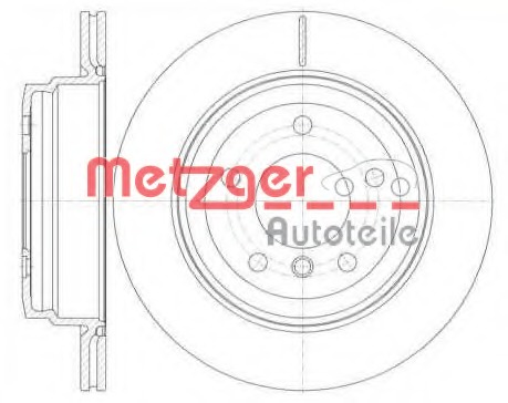 Disc frana 6977.10 METZGER - Frana disc Disc frana 6977.10 METZGER - Frana disc