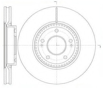Disc frana 6988.10 METZGER - Frana disc Disc frana 6988.10 METZGER - Frana disc