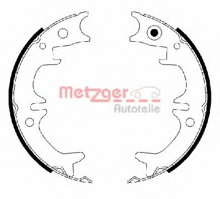 Set saboti frana, frana de mana MG 220 METZGER - Frana tambur Set saboti frana, frana de mana MG 220 METZGER - Frana tambur