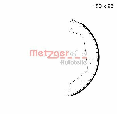 Set saboti frana, frana de mana MG 998 METZGER - Frana tambur Set saboti frana, frana de mana MG 998 METZGER - Frana tambur