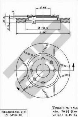 Disc frana X24249 METZGER - Frana disc Disc frana X24249 METZGER - Frana disc