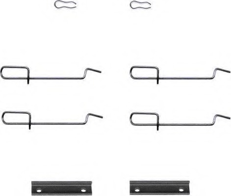 Set accesorii, placute frana MBA1125 MINTEX - Componente/ accesorii frana Set accesorii, placute frana MBA1125 MINTEX - Componente/ accesorii frana
