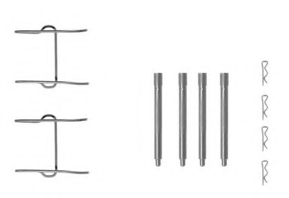 Set accesorii, placute frana MBA1149 MINTEX - Componente/ accesorii frana Set accesorii, placute frana MBA1149 MINTEX - Componente/ accesorii frana