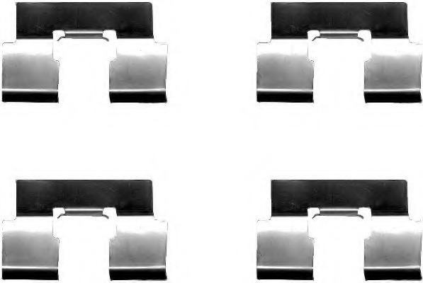 Set accesorii, placute frana MBA1214 MINTEX - Componente/ accesorii frana Set accesorii, placute frana MBA1214 MINTEX - Componente/ accesorii frana