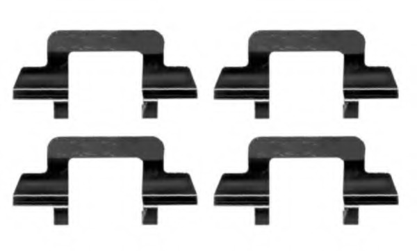 Set accesorii, placute frana MBA1243 MINTEX - Componente/ accesorii frana Set accesorii, placute frana MBA1243 MINTEX - Componente/ accesorii frana