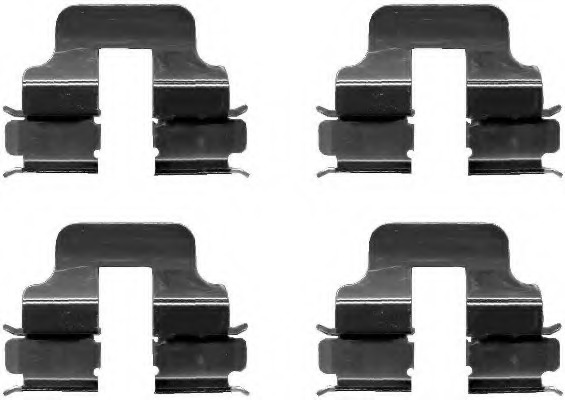 Set accesorii, placute frana MBA1247 MINTEX - Componente/ accesorii frana Set accesorii, placute frana MBA1247 MINTEX - Componente/ accesorii frana