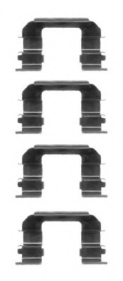 Set accesorii, placute frana MBA1287 MINTEX - Componente/ accesorii frana Set accesorii, placute frana MBA1287 MINTEX - Componente/ accesorii frana