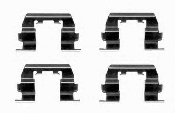 Set accesorii, placute frana MBA1669 MINTEX - Componente/ accesorii frana Set accesorii, placute frana MBA1669 MINTEX - Componente/ accesorii frana