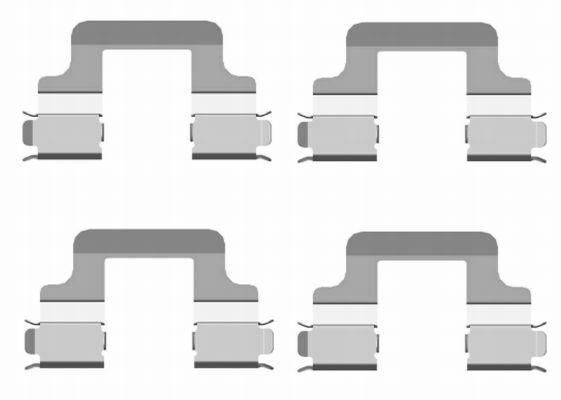 Set accesorii, placute frana MBA1679 MINTEX - Componente/ accesorii frana Set accesorii, placute frana MBA1679 MINTEX - Componente/ accesorii frana