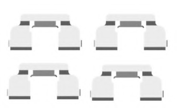 Set accesorii, placute frana MBA1698 MINTEX - Componente/ accesorii frana Set accesorii, placute frana MBA1698 MINTEX - Componente/ accesorii frana