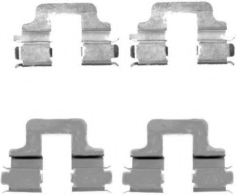 Set accesorii, placute frana MBA1731 MINTEX - Componente/ accesorii frana Set accesorii, placute frana MBA1731 MINTEX - Componente/ accesorii frana