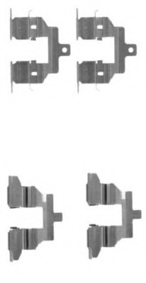 Set accesorii, placute frana MBA1737 MINTEX - Componente/ accesorii frana Set accesorii, placute frana MBA1737 MINTEX - Componente/ accesorii frana