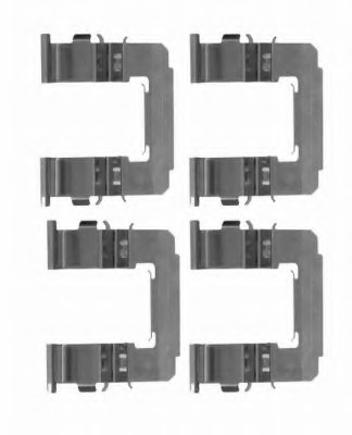 Set accesorii, placute frana MBA1742 MINTEX - Componente/ accesorii frana Set accesorii, placute frana MBA1742 MINTEX - Componente/ accesorii frana