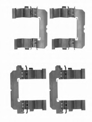 Set accesorii, placute frana MBA1756 MINTEX - Componente/ accesorii frana Set accesorii, placute frana MBA1756 MINTEX - Componente/ accesorii frana