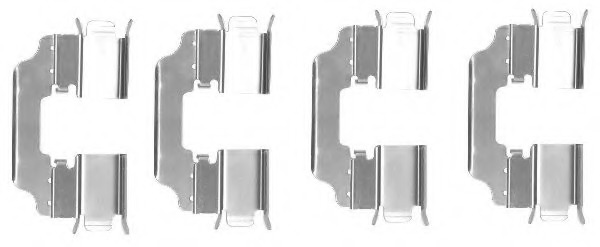 Set accesorii, placute frana MBA1770 MINTEX - Componente/ accesorii frana Set accesorii, placute frana MBA1770 MINTEX - Componente/ accesorii frana